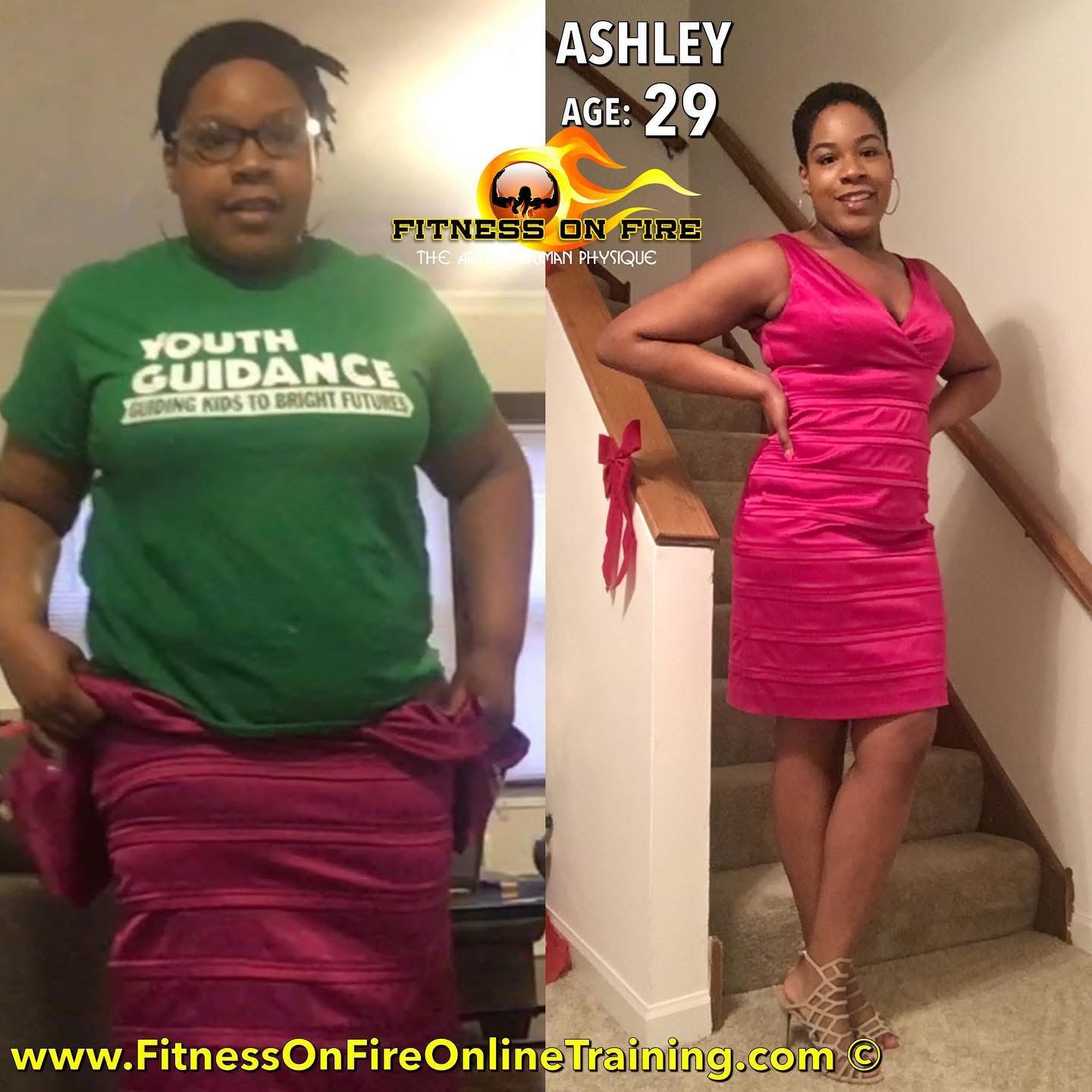 Two documented chapters from Ashley’s Fitness On Fire story